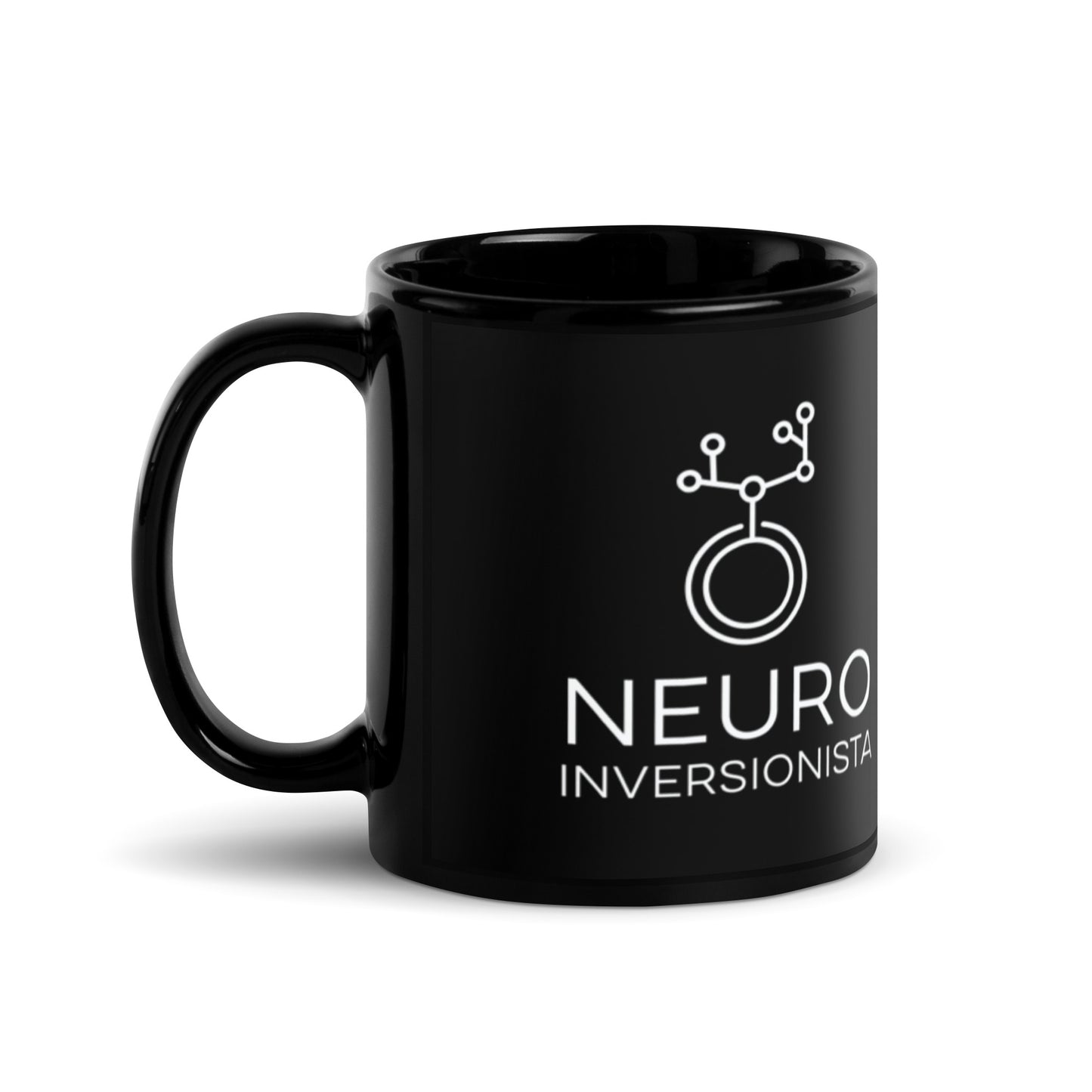 Neuro Taza negra brillante