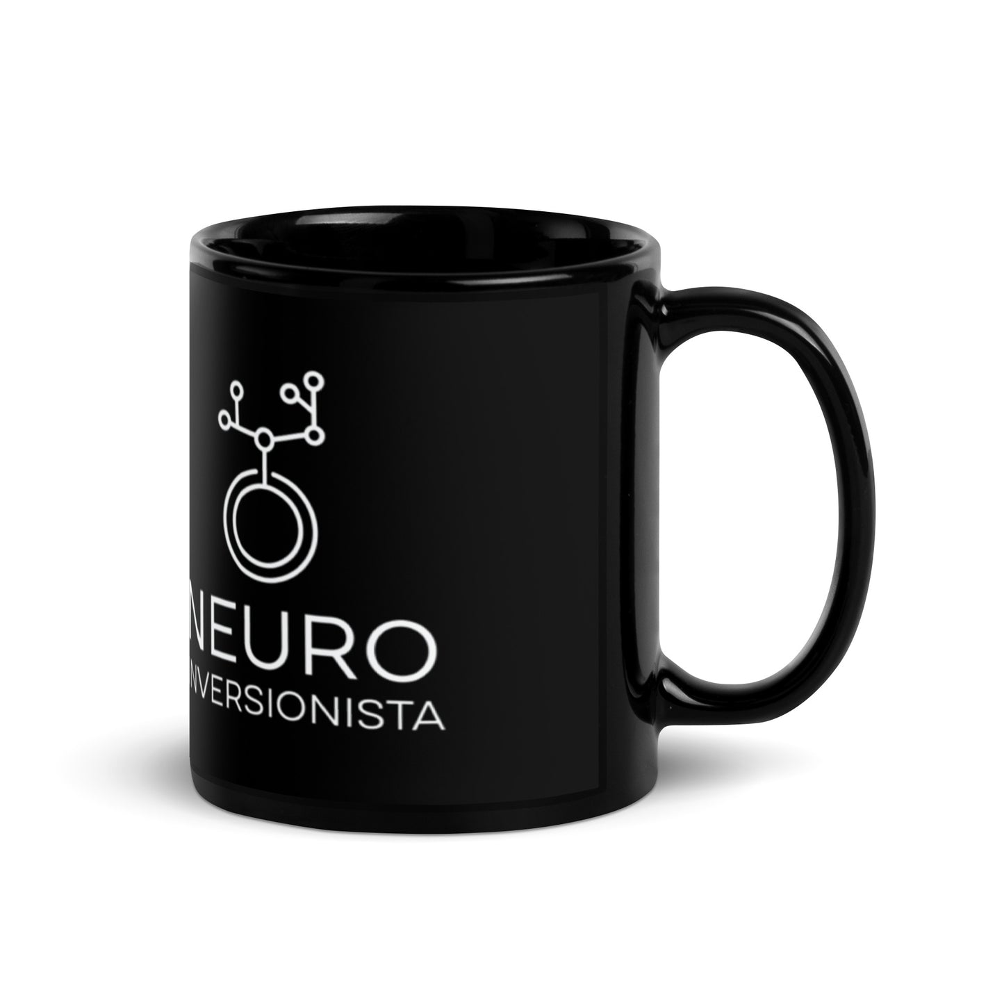 Neuro Taza negra brillante